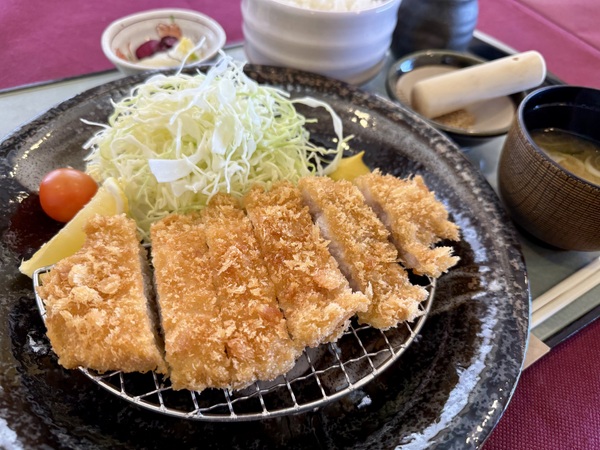 房総菜の花豚のロースかつ膳