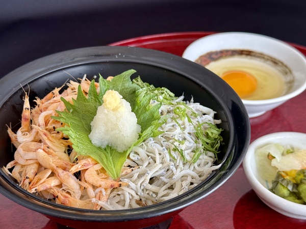 桜海老と釜揚げしらすの二色丼