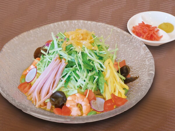 シャキシャキ野菜たっぷり冷やし中華