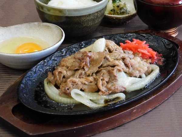 牛バラの鉄板焼き膳