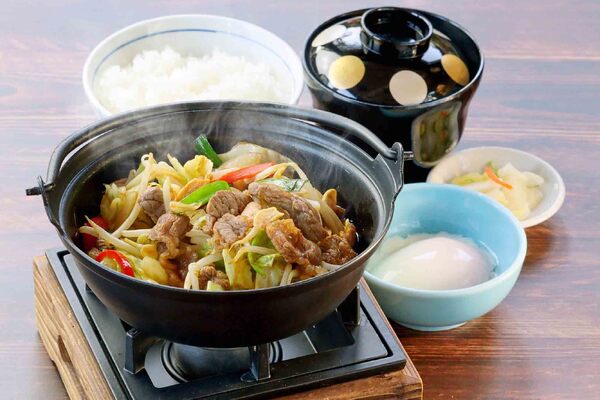 牛肉のスタミナ膳