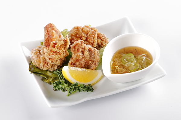 鶏の唐揚げネギ塩ソース