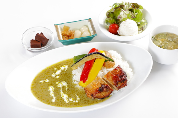 グリーンチキンカレー