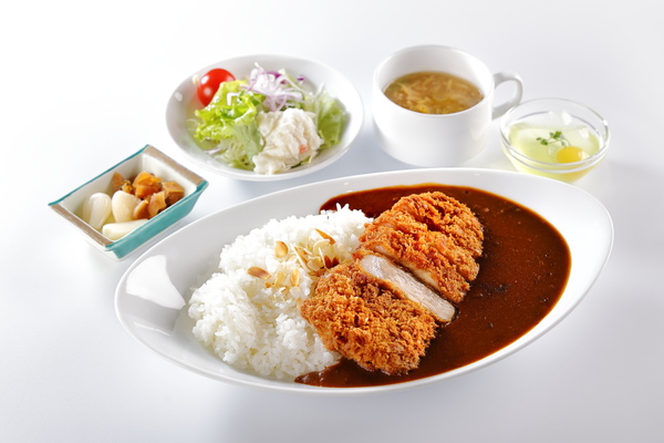 厚切りロースカツカレー