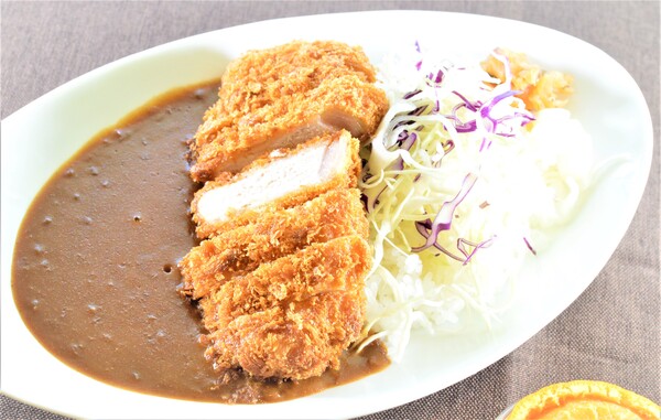 厚切りロースカツカレー