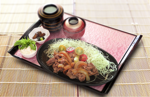 鉄板生姜焼き膳