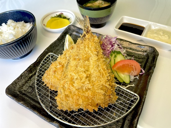 イワシフライ定食