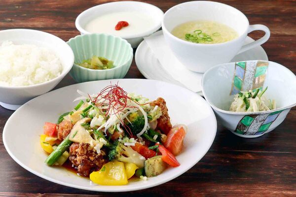 若鶏の唐揚げ香味ソース