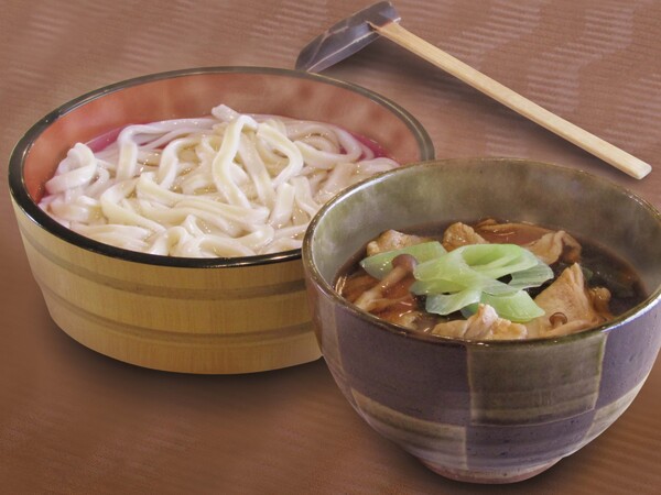 山西牧場 豚バラ肉の肉汁釜揚げうどん