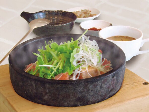 排骨石焼飯~豚ロース唐揚げの石焼あんかけ御飯~