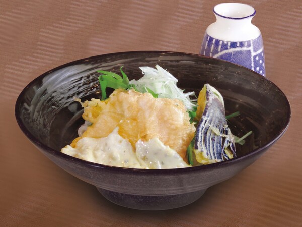 タルタル鶏天冷やしうどん
