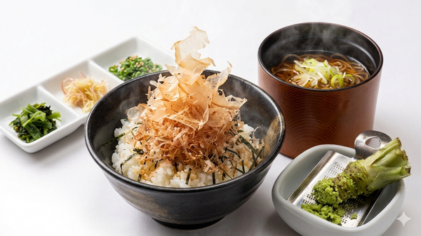 安曇野産わさび定食