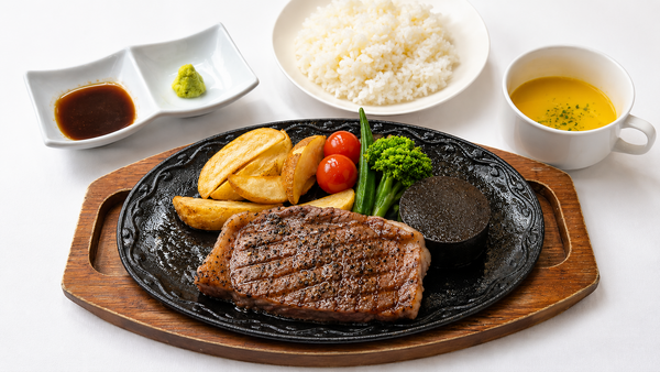 国産牛のステーキ