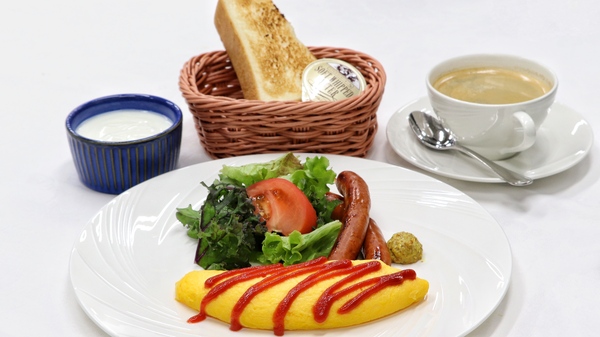 オムレツ定食