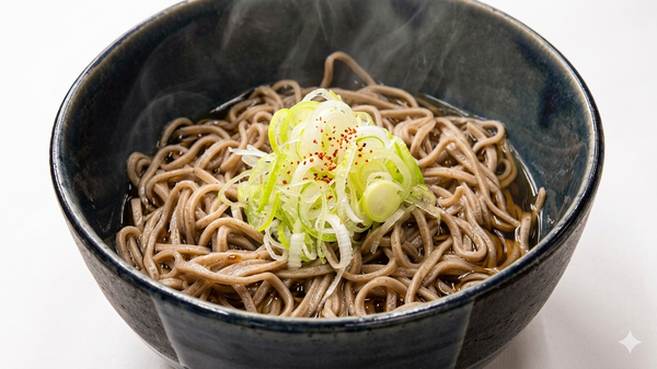 かけ蕎麦とミニちまき
