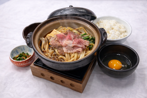 国産牛のうどんすき