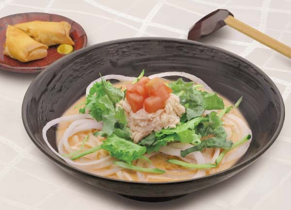 冷やし胡麻だれうどん~春巻き付~
