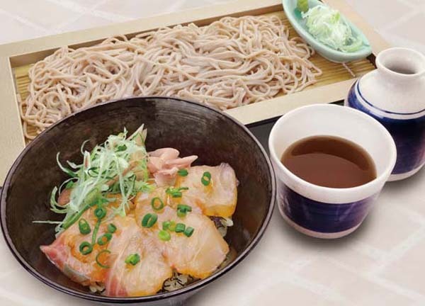 せいろ蕎麦と天丼 又は 鯛べっこう丼