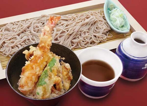 せいろ蕎麦とミニ天丼