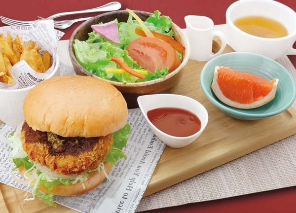 牛100%メンチカツバーガー