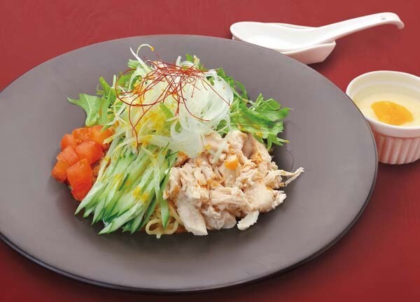 ピリ辛冷やし棒棒鶏麺