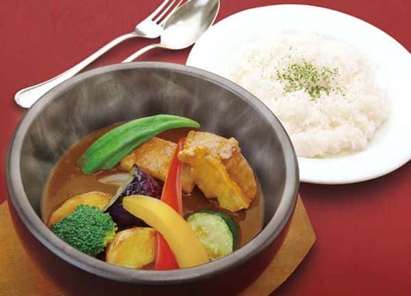 チキンと野菜のスープカレー